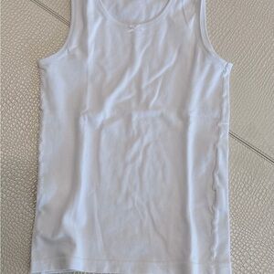 Classic White Kids Tank Top